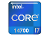 i7-14700, Intel® Core i7 CPU, up to 5.40 GHz, 20 core, 28 threads, 28Mb, FCLGA1700, 219W, Intel UHD 770 (Tray