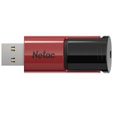 NT03U182N-064G-30RE, Netac U182 Red USB3.0 Flash Drive 64GB,retractable