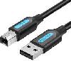 COQBI VENTION COQBI USB 2.0 A Male to B Male Cable 3M Black PVC Type