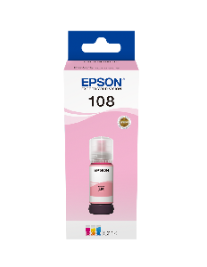 108 - C13T09C64A, EPSON, Light Magenta Ink Bottle 70ml