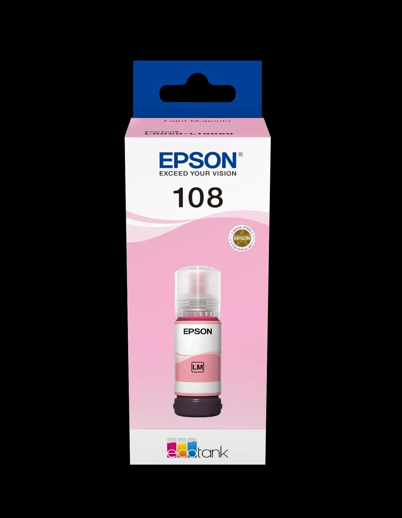 EPSON, 108 Light Magenta Ink Bottle C13T09C64A