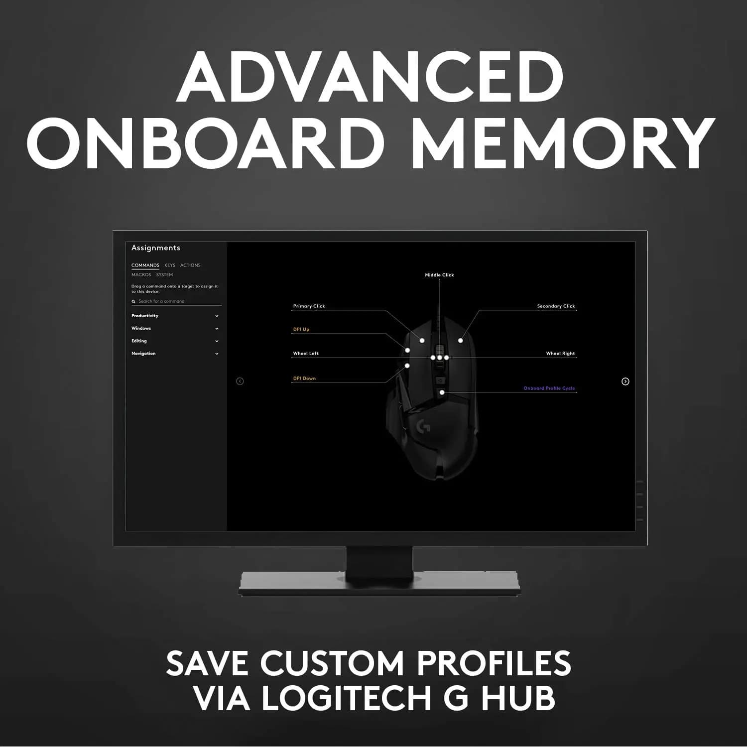 logitech, G502 HERO, (RGB) Mouse Black