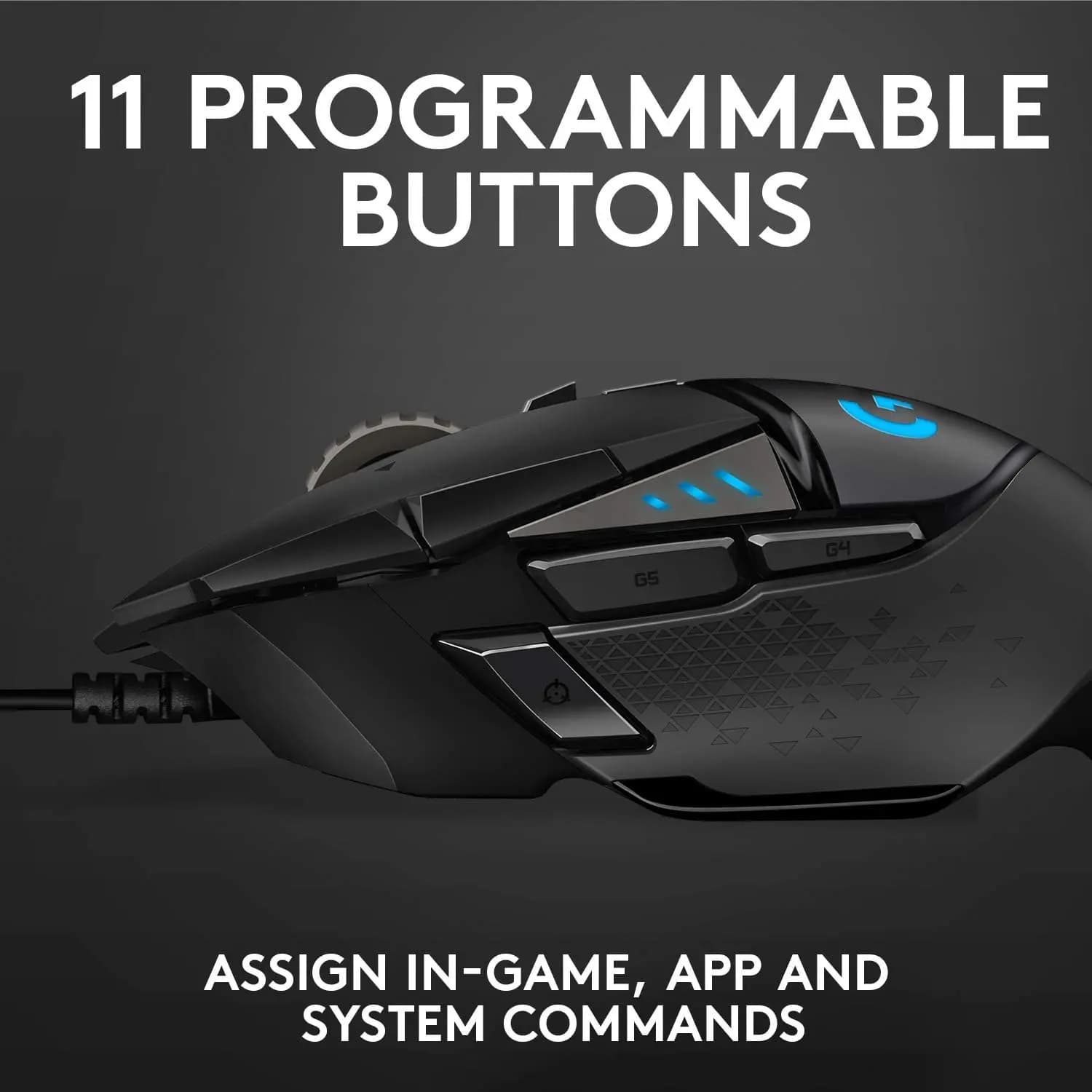 logitech, G502 HERO, (RGB) Mouse Black