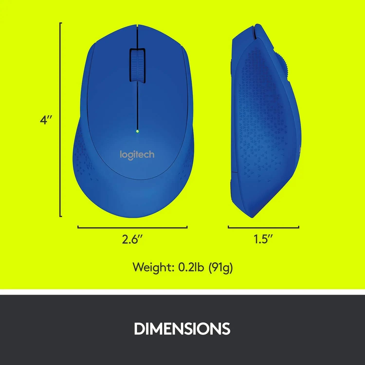 logitech, M280, Mouse Blue