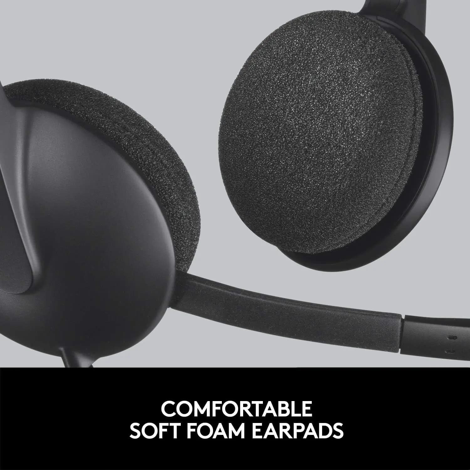 Logitech, H340 Computer USB Headset Black