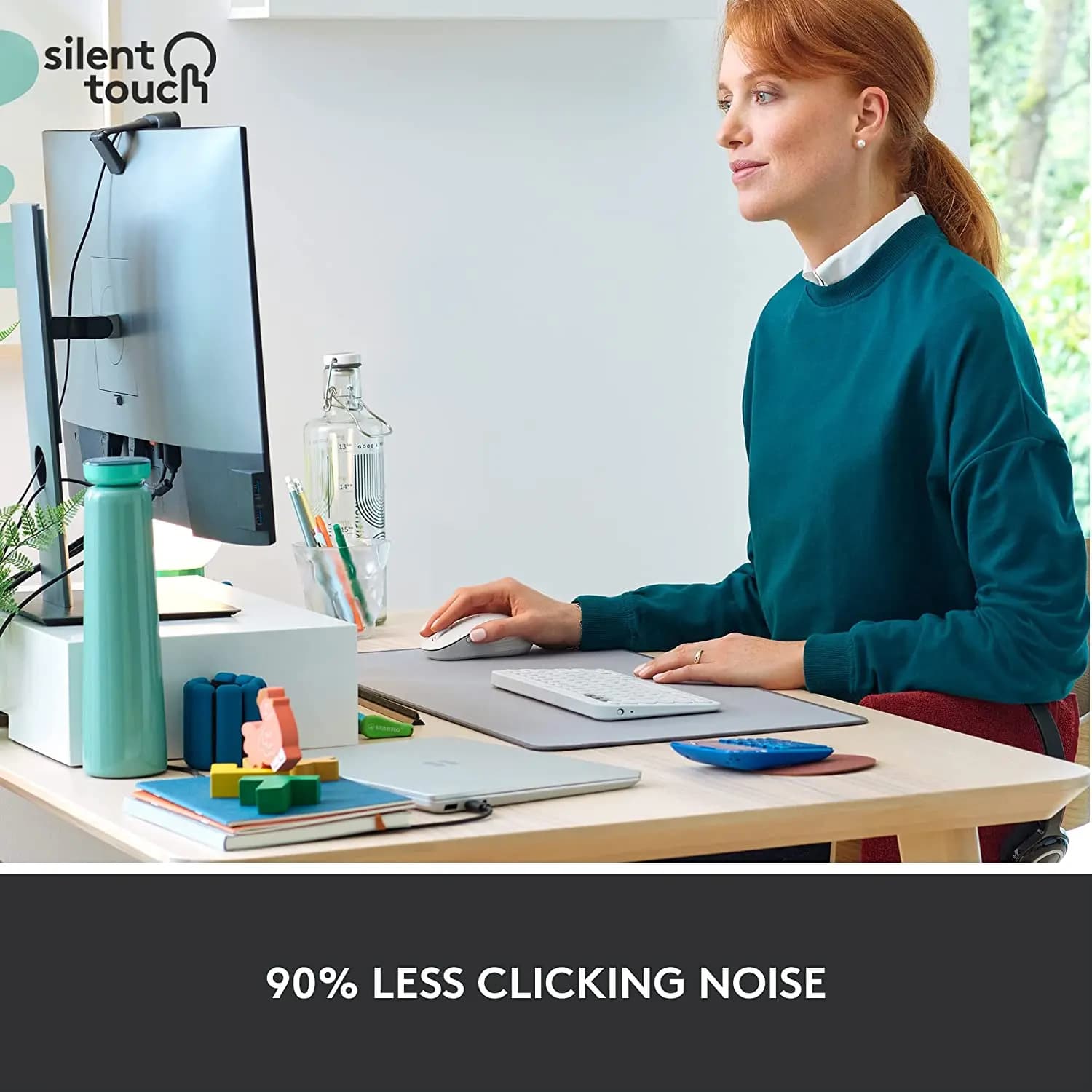 logitech, M650, Mouse OFF-White