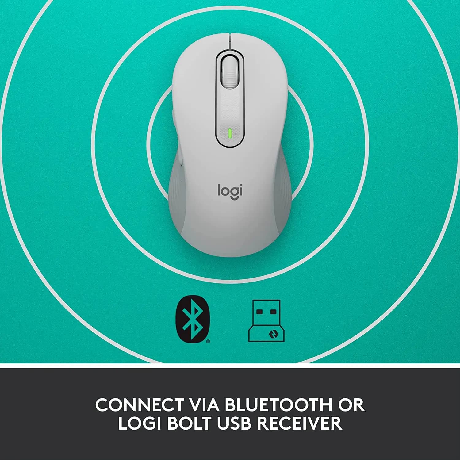 logitech, M650, Mouse OFF-White