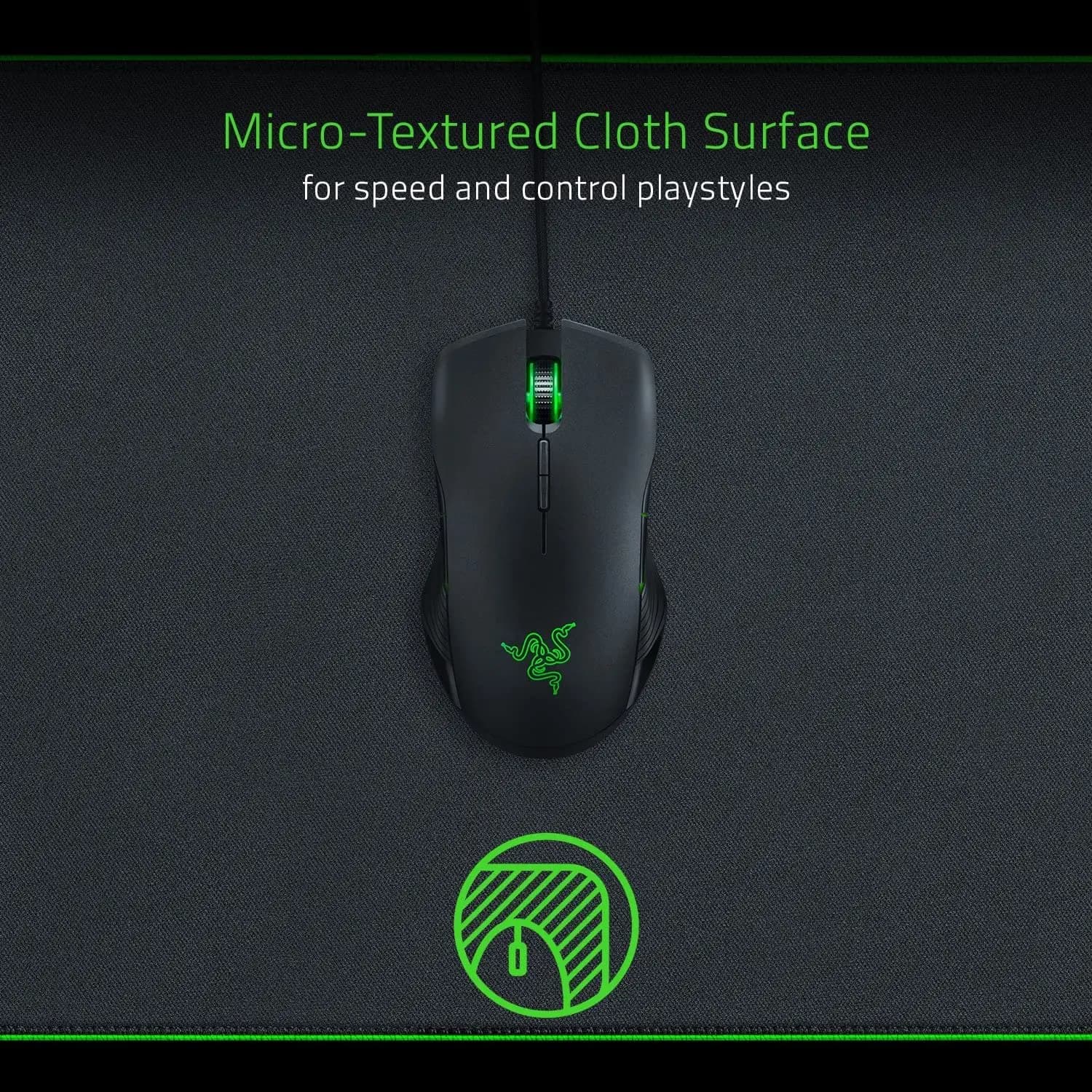 RZ02-02500100-R3M1 Razer Mouse Pad Goliathus Chroma Black