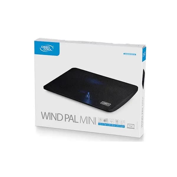 WIND PAL MINI , Deepcool, Slim Notebook Cooler with 14cm Blue LED Fan 15.6 (DP-N114L-WDMI)