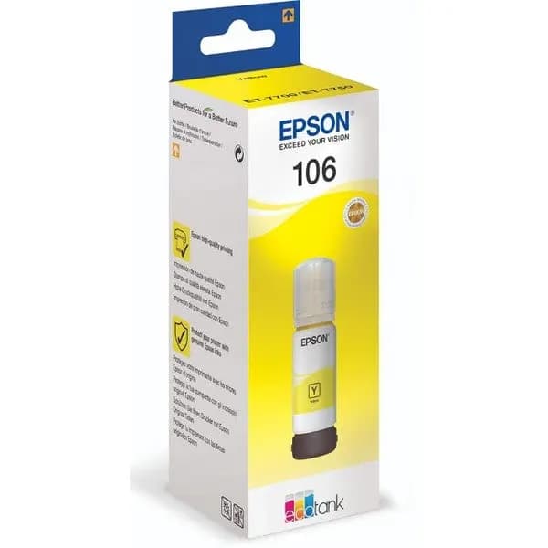 EPSON, 106 Yellow Ink Bottle C13T00R440