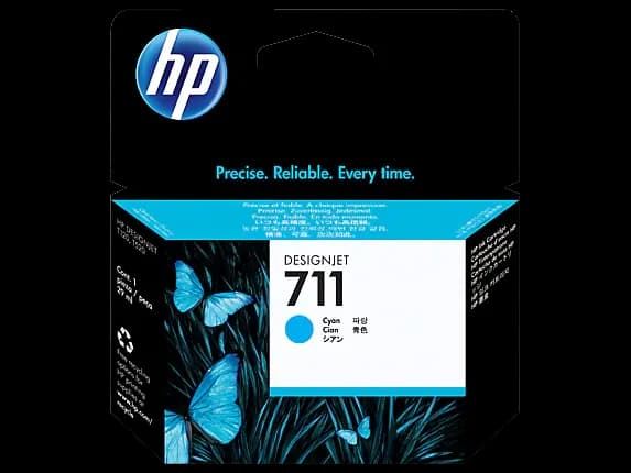 HP 711  Cyan ink Cartridge CZ130A,