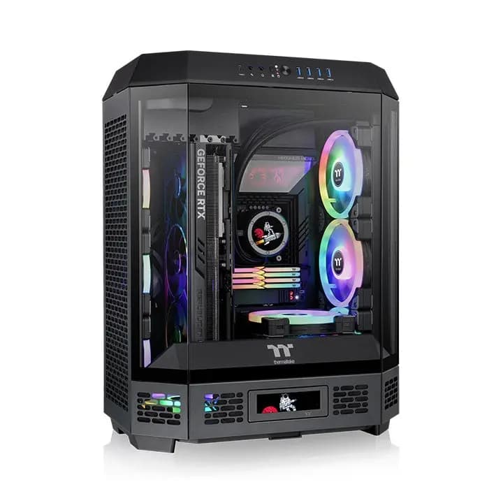 Thermaltake, The Tower 600 Mid Tower Chassis Case Black.