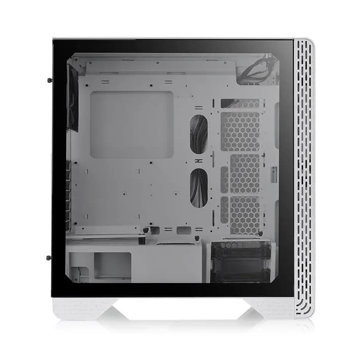 Thermaltake, S300 Tempered Glass Snow Edition Mid-Tower Chassis Case White.