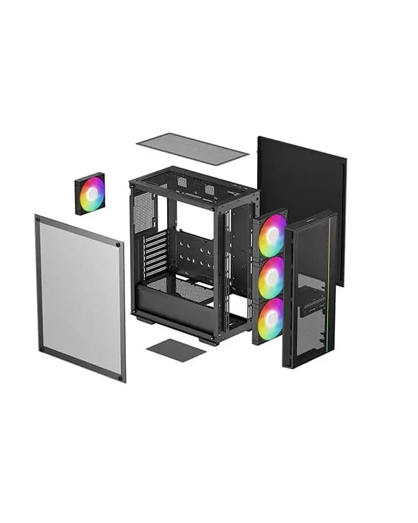 DeepCool, MATREXX 55 MESH V4 Case Black.
