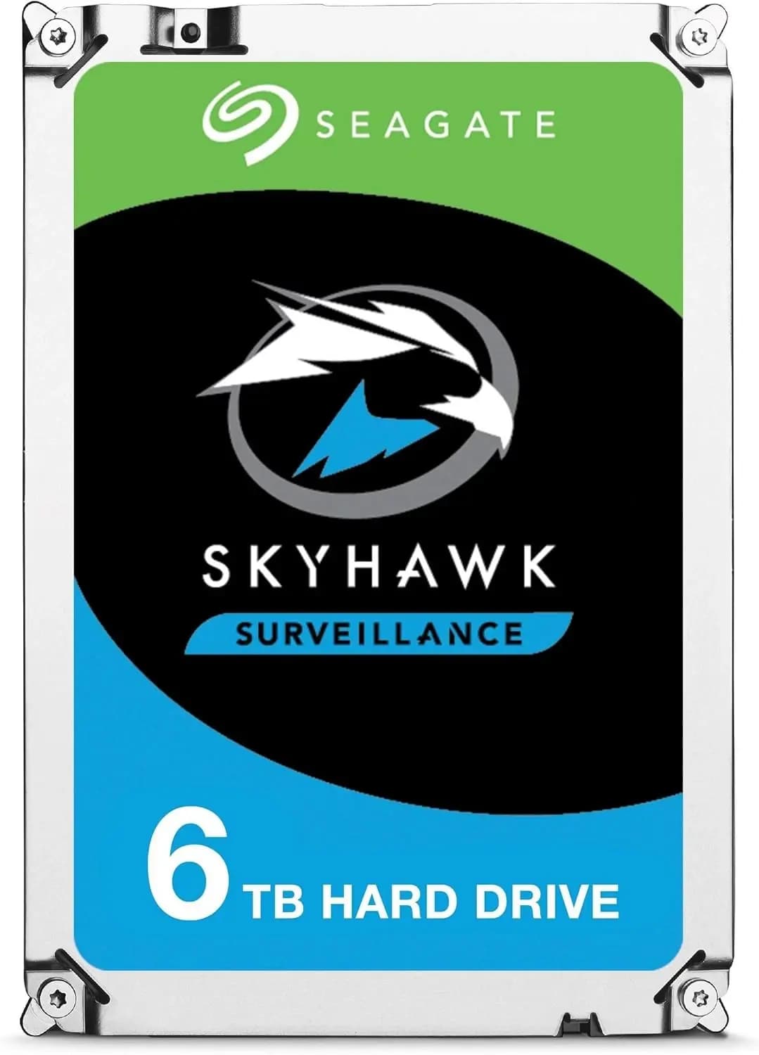 SkyHawk ST6000VX008, SEAGATE, HDD, 6TB, SATA 3.0 Low-RPM spindle speed.