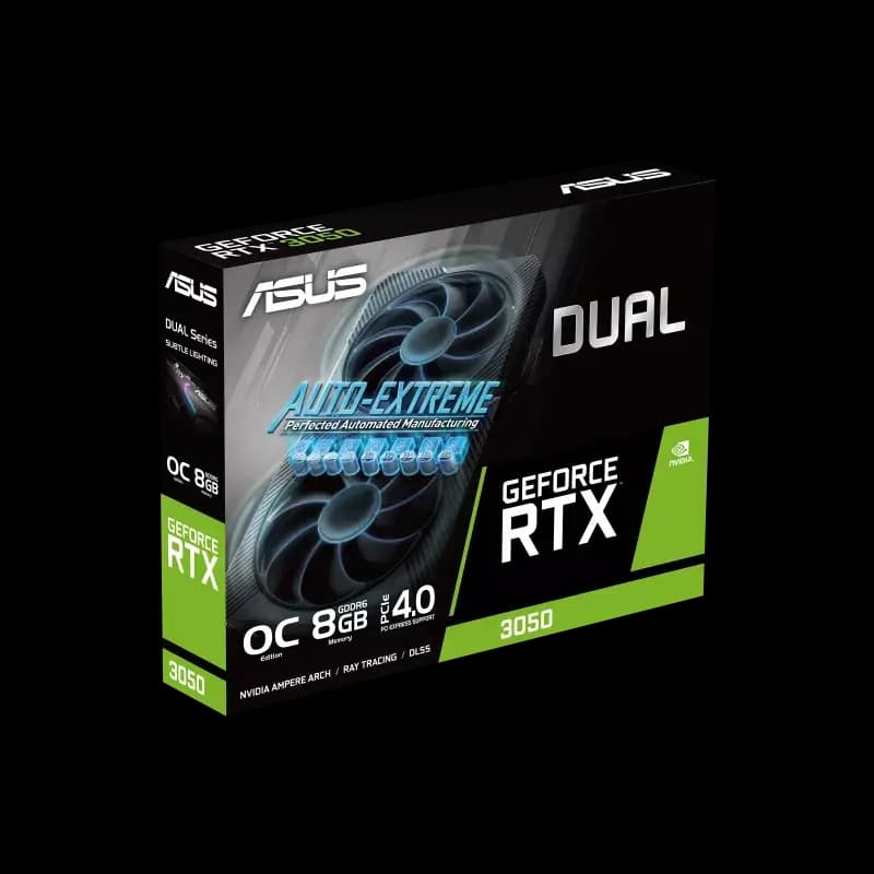 ASUS Dual GeForce RTX™ 3050 V2 OC Edition 8GB GDDR6