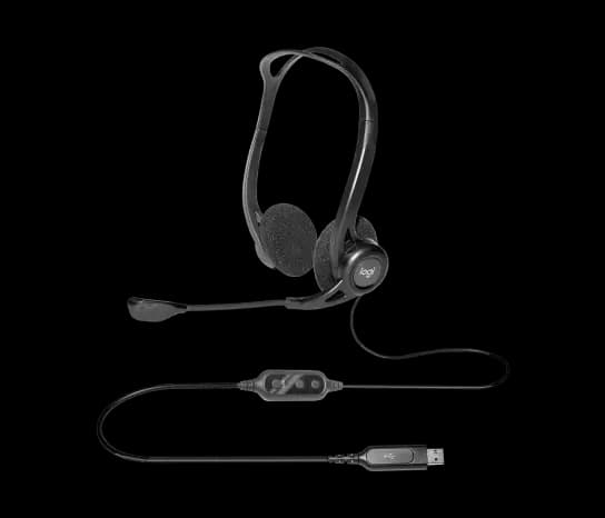 Logitech, 960 USB Headset Black
