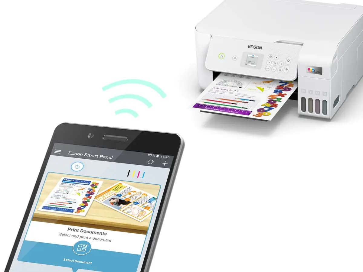 Epson EcoTank L3266 A4 ფერადი მულტიფუნქციური WiFi პრინტერი