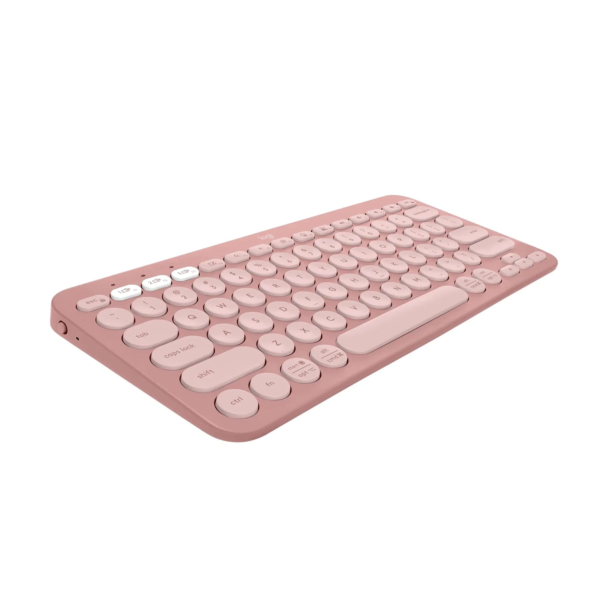 Logitech, K380s Pebble Keys 2, Keyboard Tonal Rose