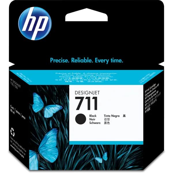 HP 711   Black DesigneJet Print Cartridge CZ129A