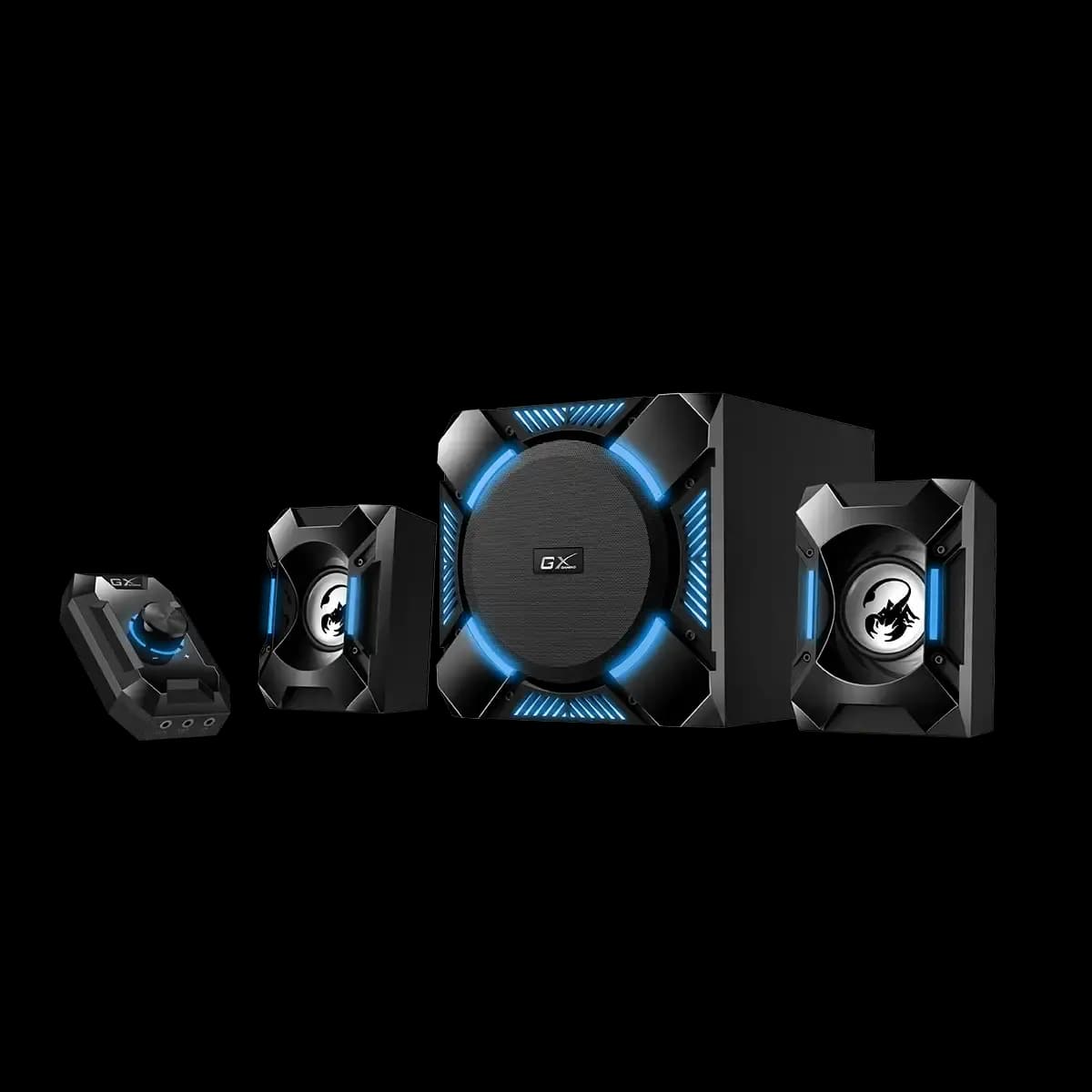 Genius, SW-G2.1 1200 Gaming Speaker Black/Blue