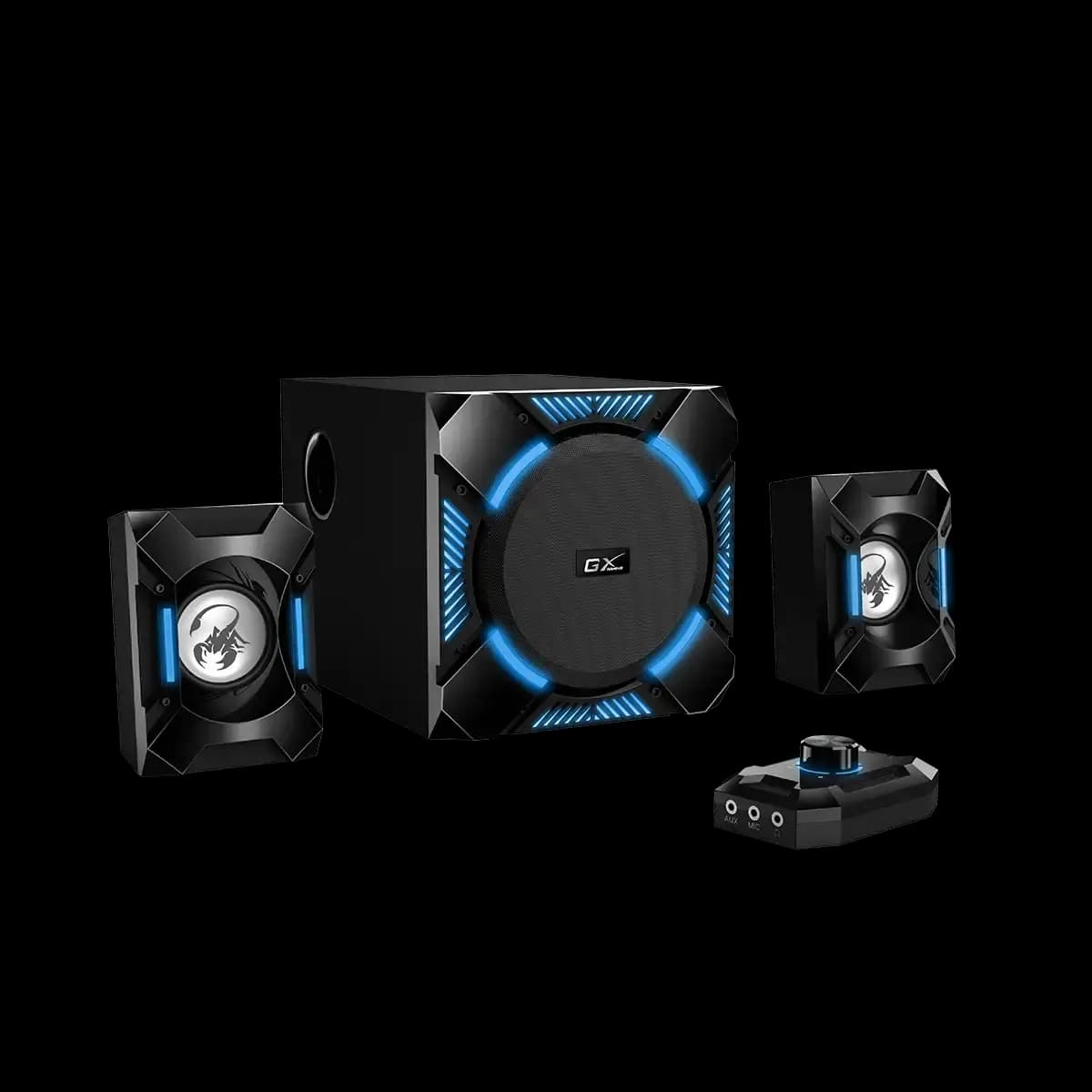 Genius, SW-G2.1 1200 Gaming Speaker Black/Blue
