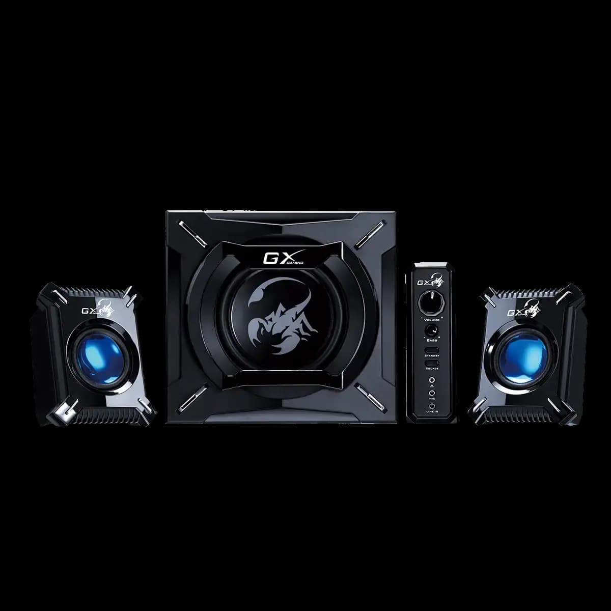 Genius, SW-G2.1 1200 Gaming Speaker Black/Blue