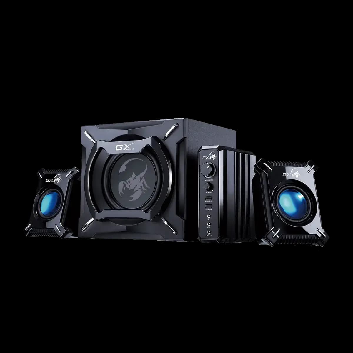 Genius, SW-G2.1 1200 Gaming Speaker Black/Blue