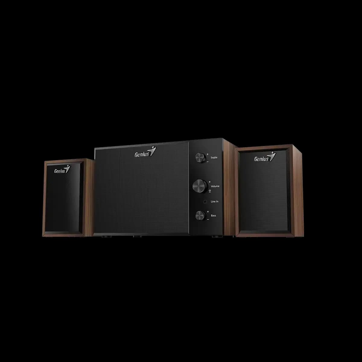 Genius, SW-2.1 350 Hi-Fi Speaker Brown Wood