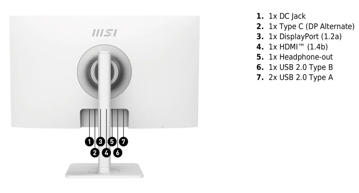 MSI Modern MD272XPW Monitor 27"