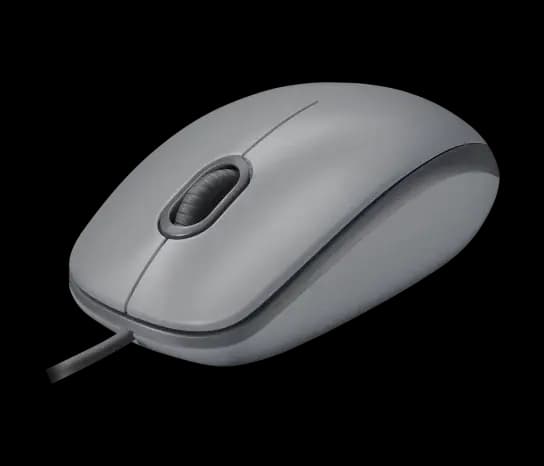 logitech, M110, Mouse Gray
