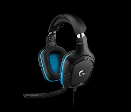 logitech, G432 Wired Gaming Headset Black