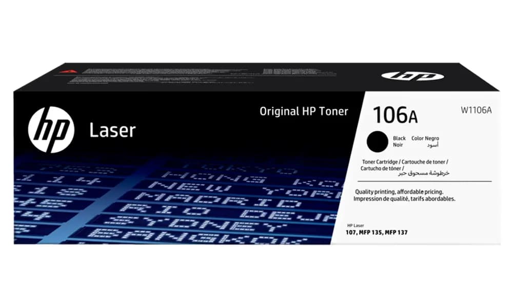 106A HP  Toner Cartridge, Black W1106A