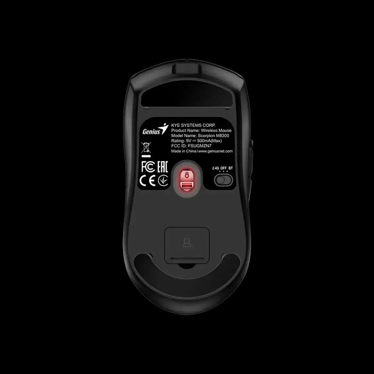 Genius, Scorpion M8300, Mouse, AI Copilot, Black