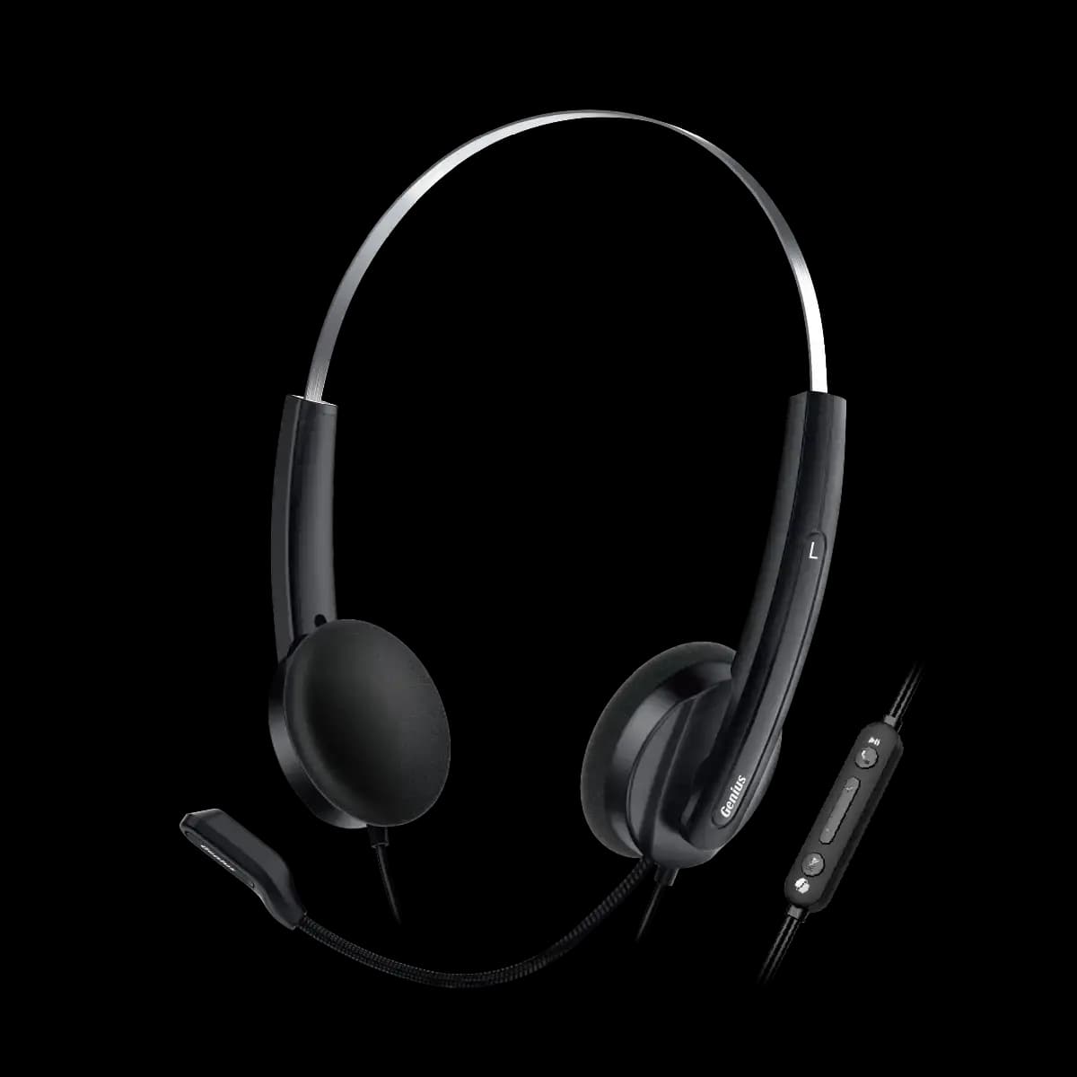 Genius, HS-220U USB Headset Black