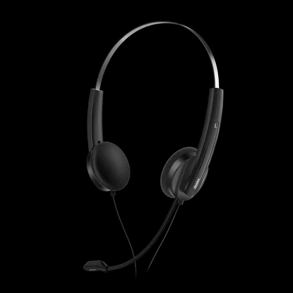 Genius, HS-220U USB Headset Black