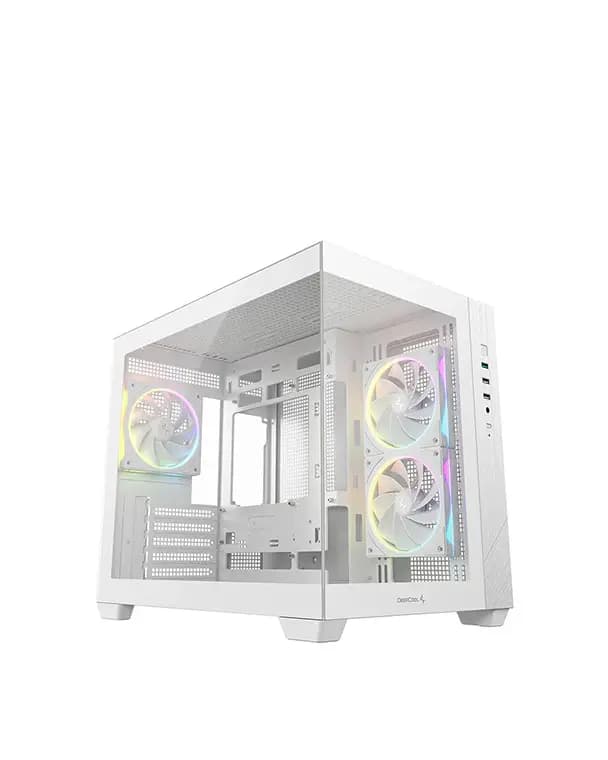Deepcool, CG330 3F WH, CASE, White.