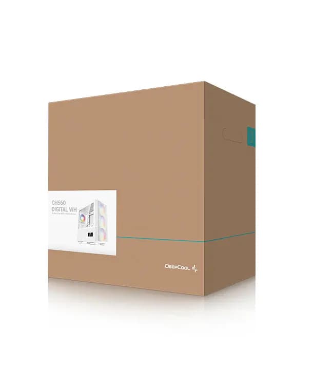 Deepcool, CH560 DIGITAL WH, Case White
