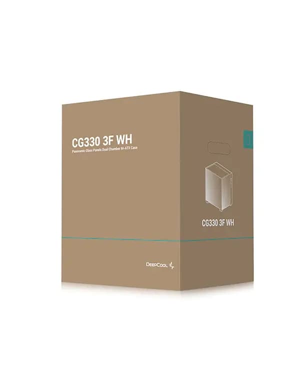 Deepcool, CG330 3F WH, CASE, White.