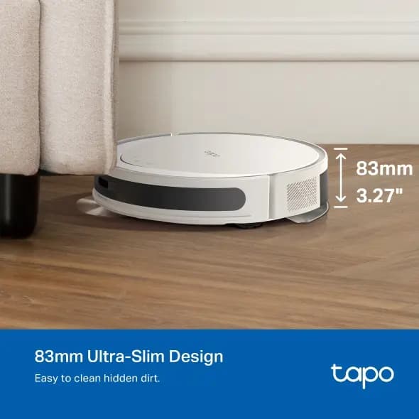 TP-Link, Tapo RV20 Max, Robot Vacuum Cleaner, White