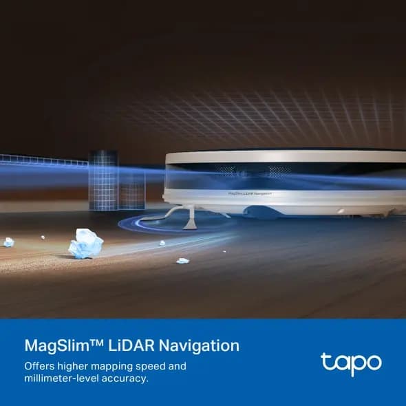 TP-Link, Tapo RV20 Max, Robot Vacuum Cleaner, White