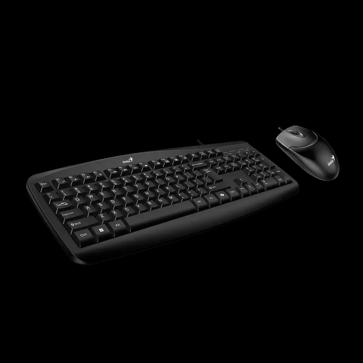 Genius, Smart KM-200, AI Copilot Key, Keyboard + Mouse, Black