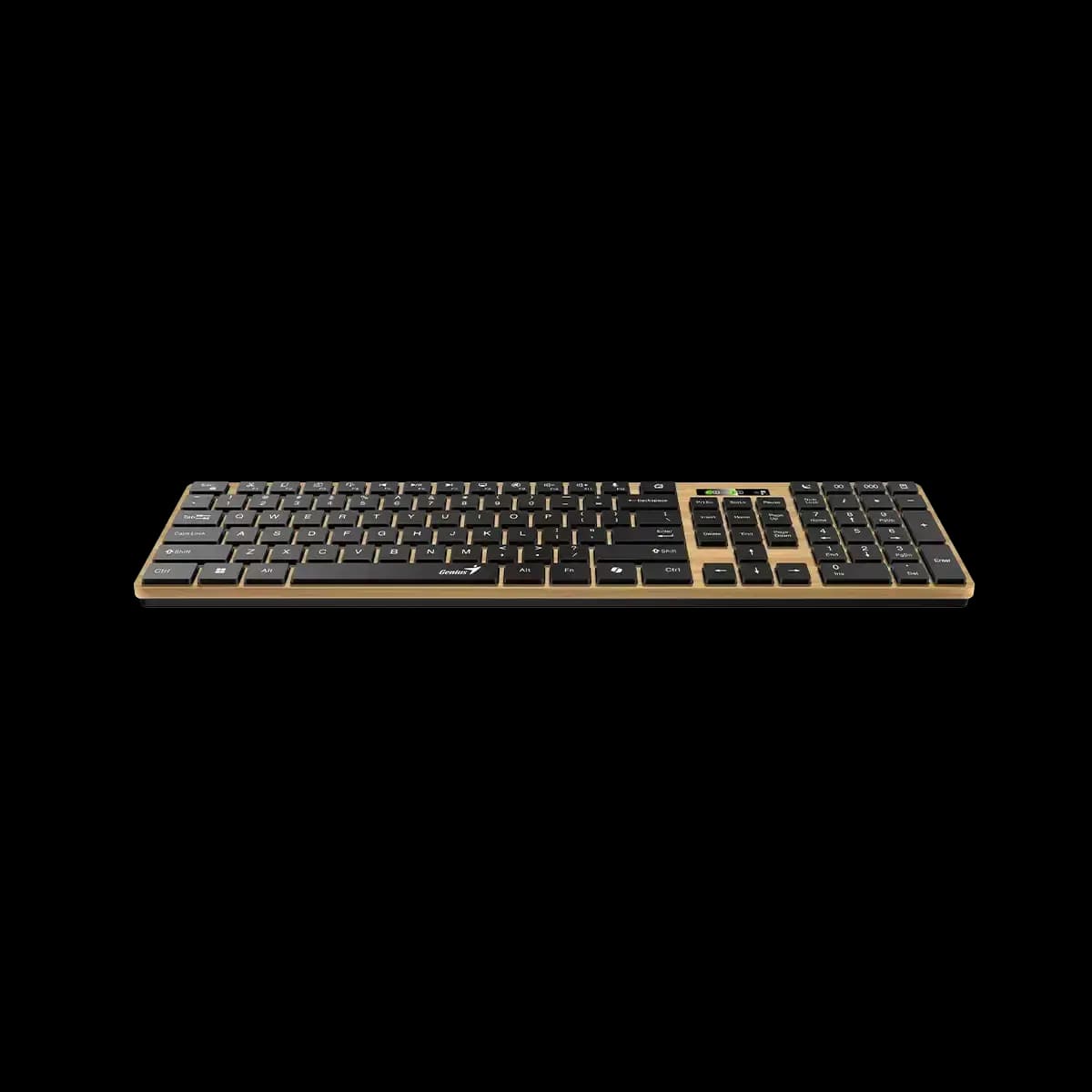 Genius, SlimStar 7250BT, AI Copilot Key, Keyboard, Pine wood