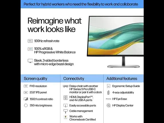 HP Series 5 Pro 23,8" FHD Monitor 524pf