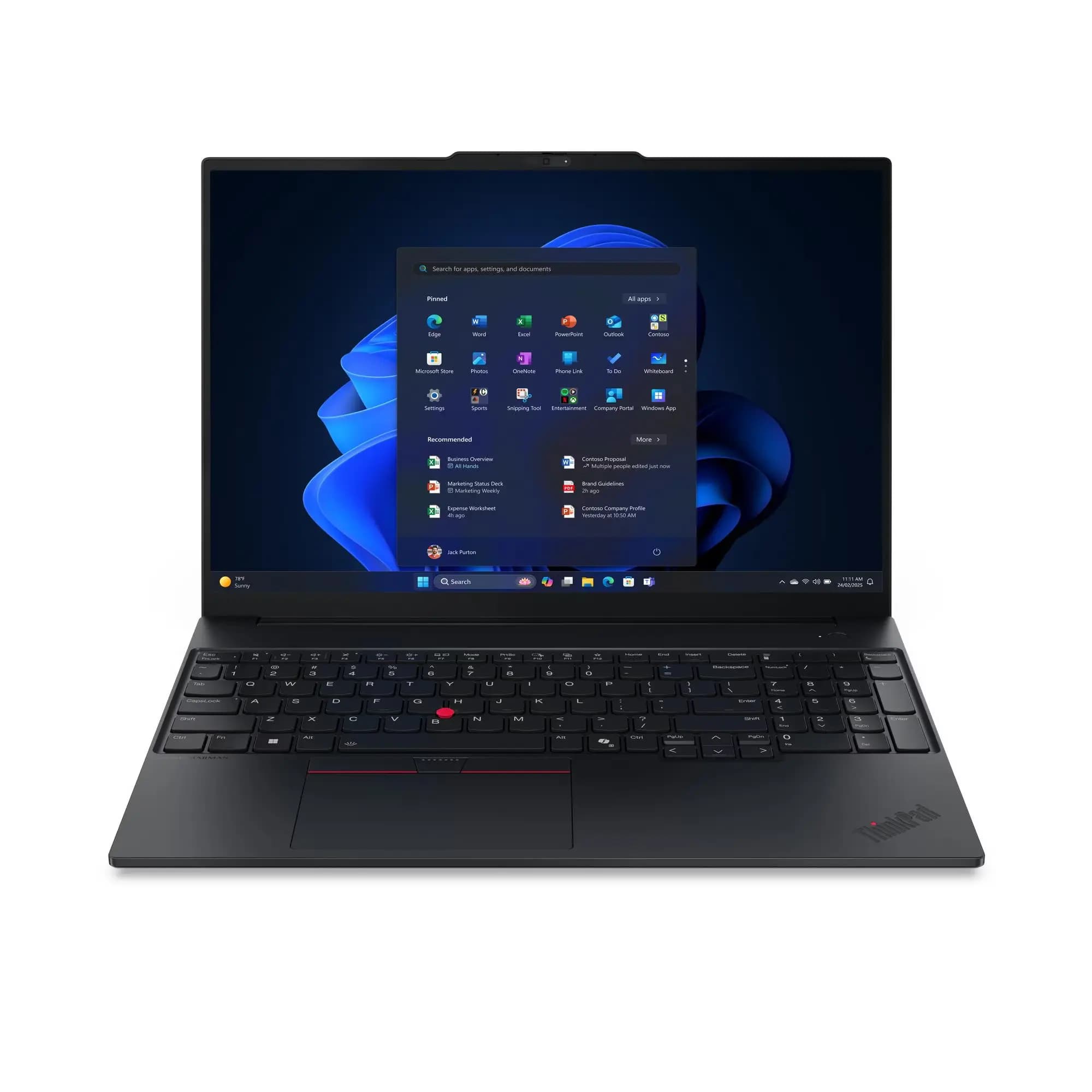 Thinkpad E16 G3 Lenovo, Notebook, 16" FHD+ Ultra 7 255H 16C, 16GB. 512GB M.2, DOS,2Y.