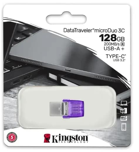 KINGSTON, DTDUO3CG3/128GB, USB 3.2 Gen 1 + Type-c