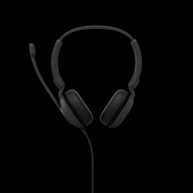 Evolve 10 Stereo, Jabra, Headphone, USB-A, Leatherettes, Black.