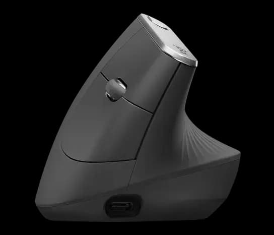 logitech, MX Vertical, Mouse, Graphite