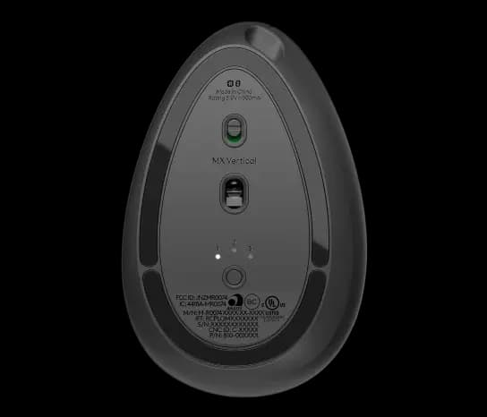 logitech, MX Vertical, Mouse, Graphite