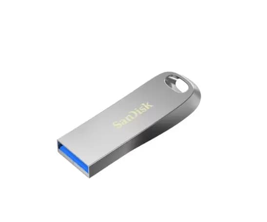 SDCZ74-064G-G46 SANDISK, SANDISK, Flash Memory, 64GB., Ultra Luxe USB 3.2 Gen 1, Silver